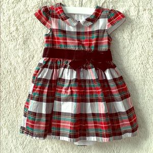Plaid holiday dress